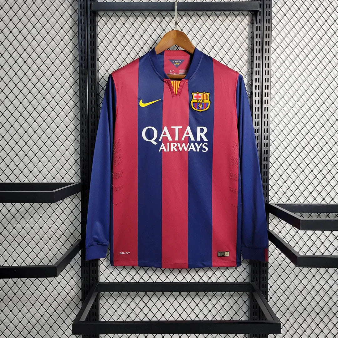 Barcelona 2014 Home L/S UCL Shirt