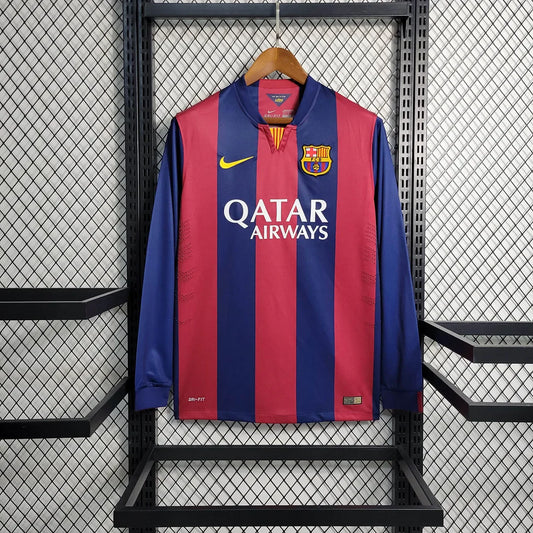 Barcelona 2014 Home L/S UCL Shirt