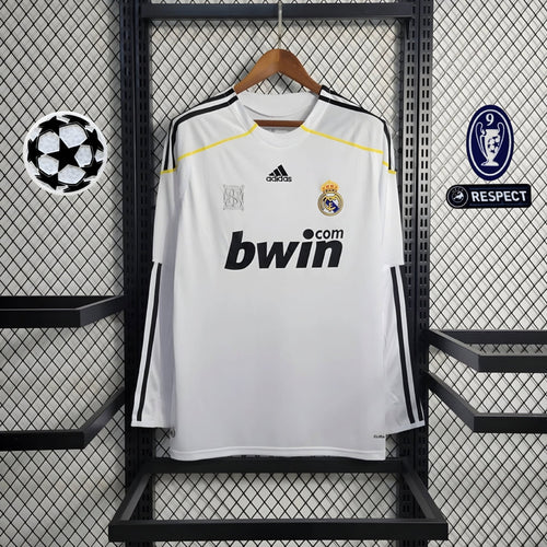 Real Madrid 2009 L/S Home Shirt