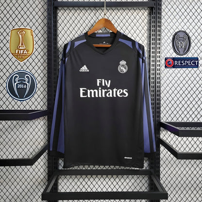 Real Madrid 2016 L/S Third Shirt