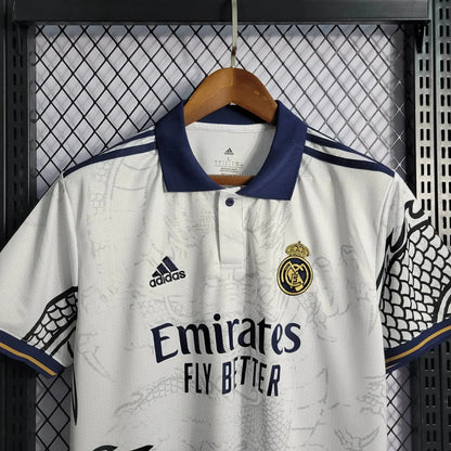 Real Madrid 2024 White Dragon Special Shirt