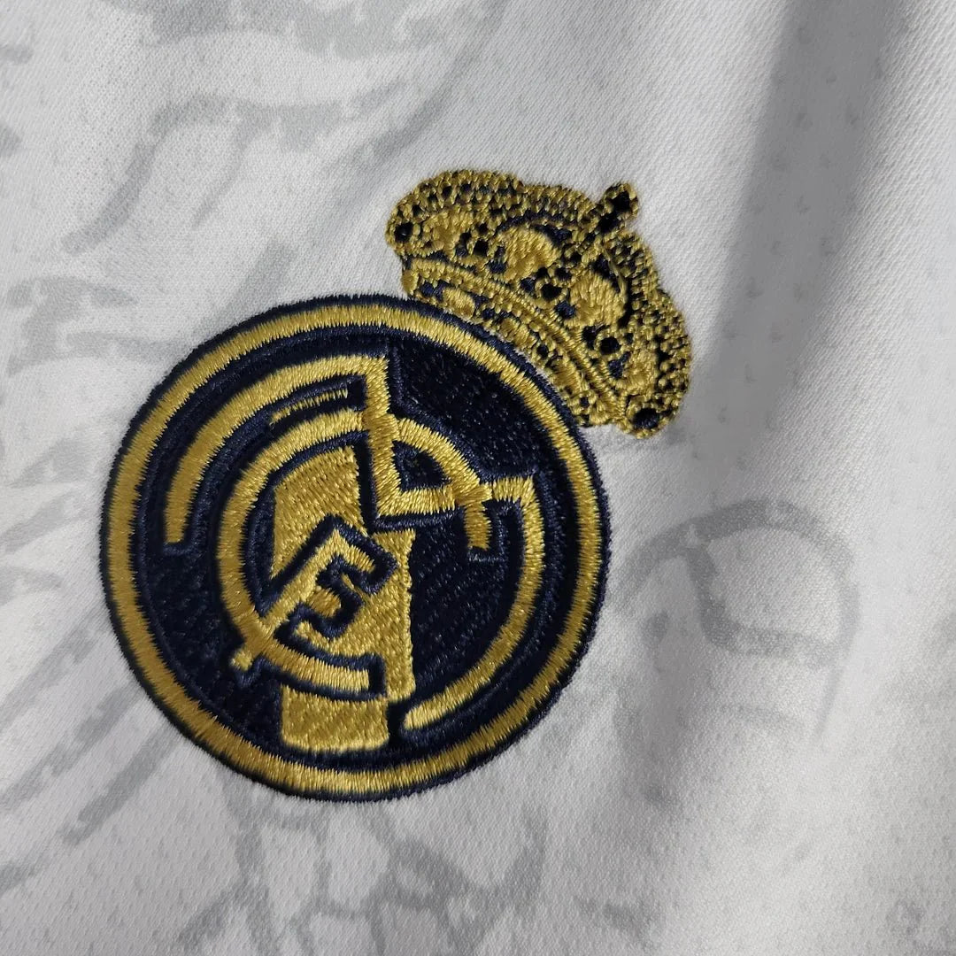 Real Madrid 2024 White Dragon Special Shirt