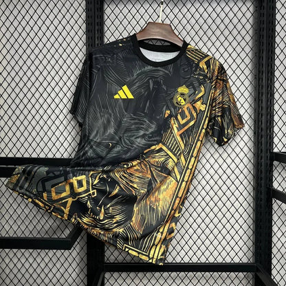 Real Madrid 2025 Gold Lion Special Shirt