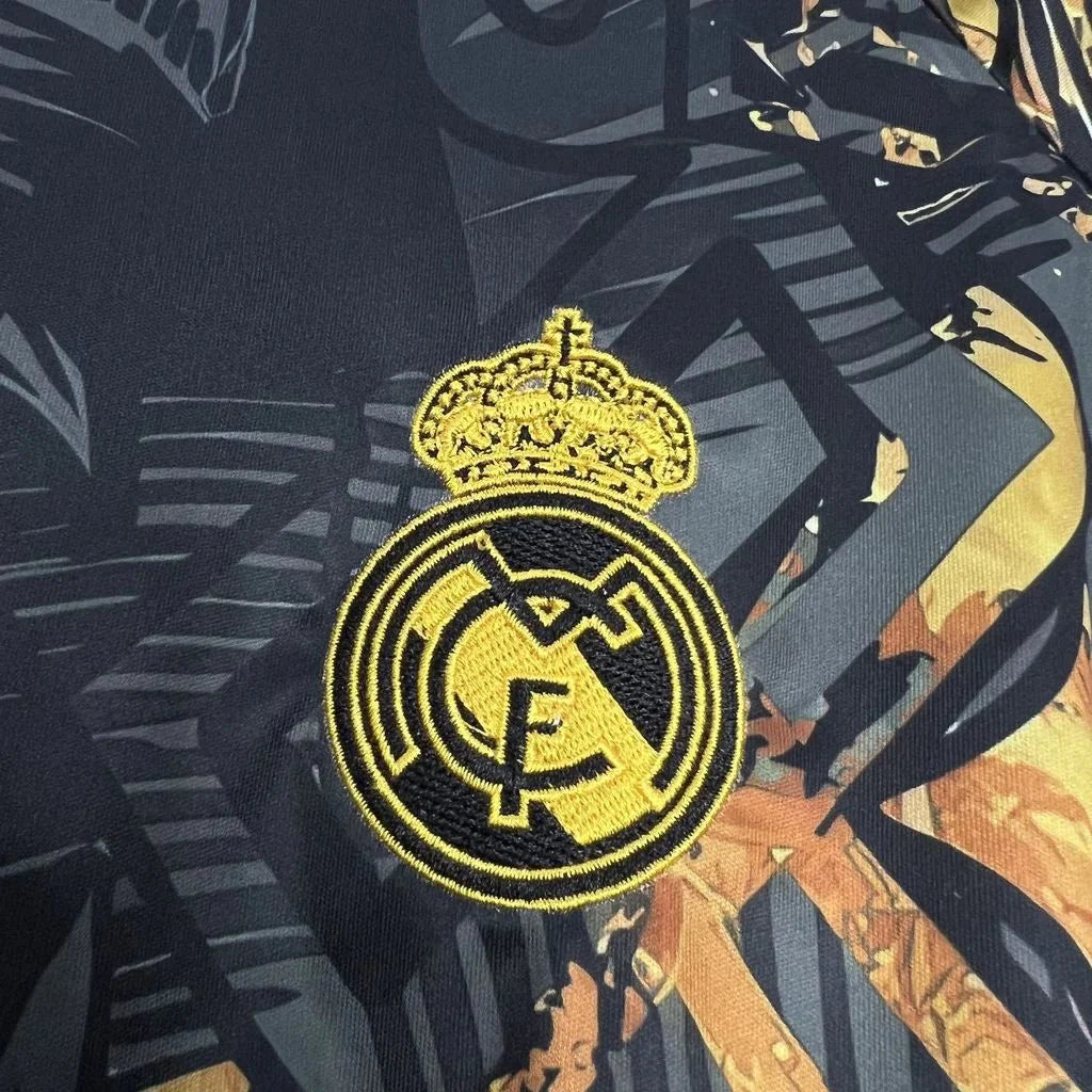 Real Madrid 2025 Gold Lion Special Shirt