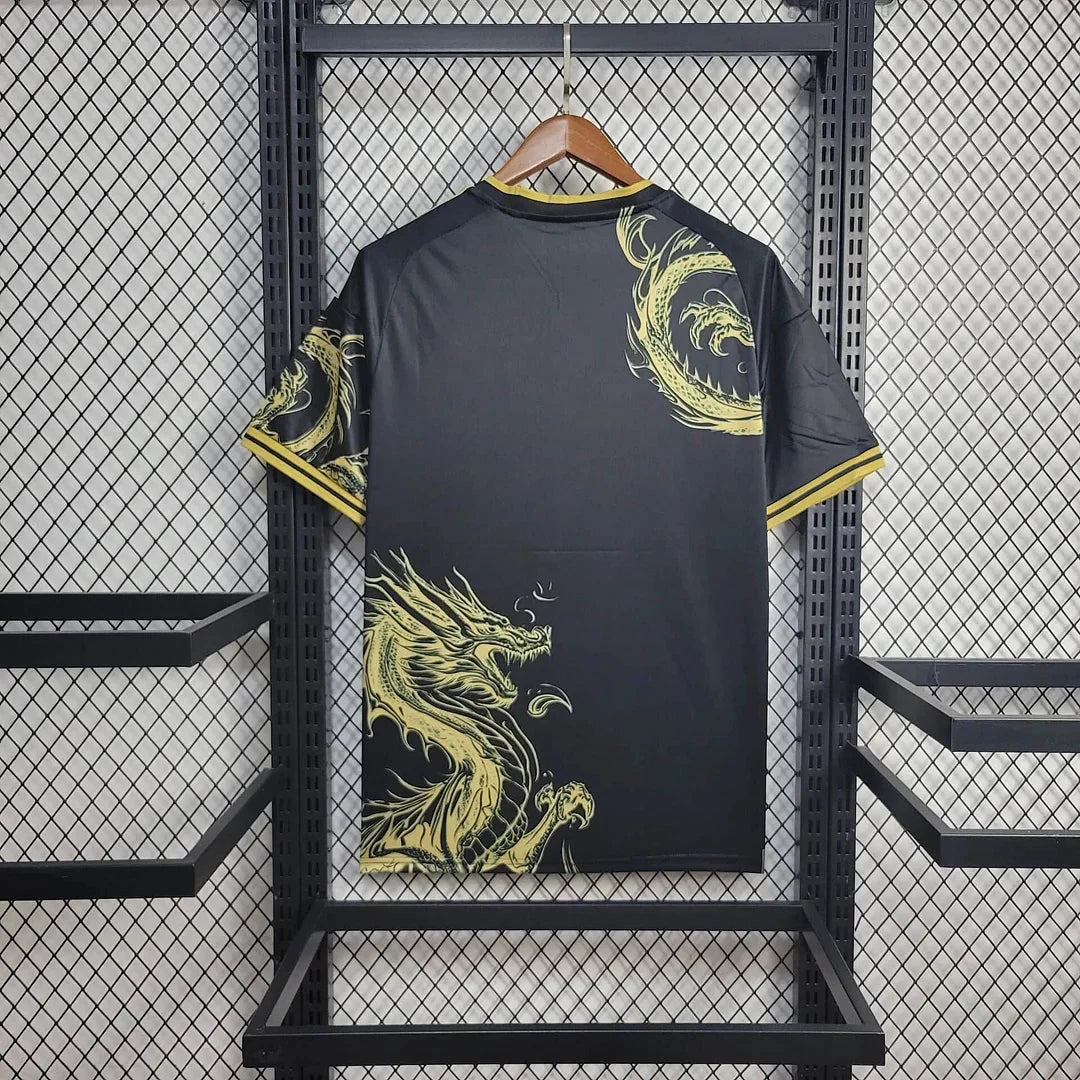 Real Madrid 2025 Gold Dragon Special Shirt