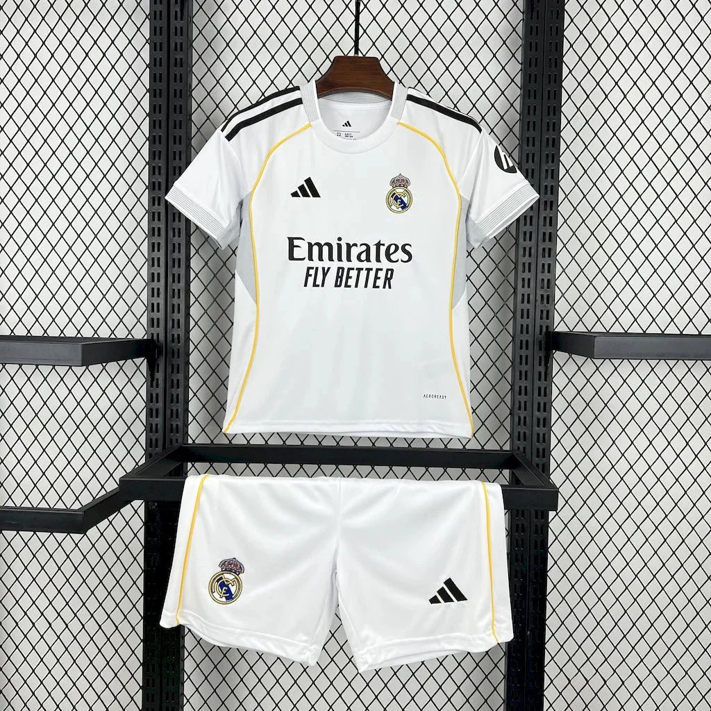 Real Madrid 2025 Home Kids Shirt