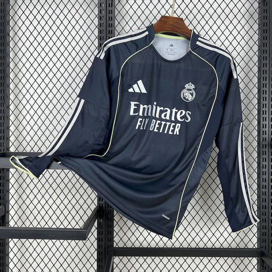 Real Madrid 2025 L/S Away Shirt
