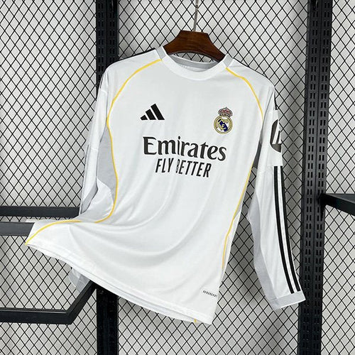 Real Madrid 2025 L/S Home Shirt
