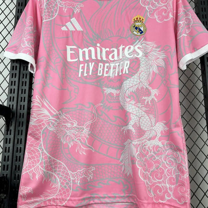 Real Madrid 2025 Pink Dragon Special Shirt
